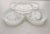 Vintage Princess House Crystal Clear Glass Coasters S/ 5 For Sale - Image 4 of 4