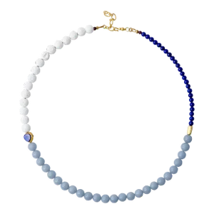 Blue Angelite Luxe Necklace