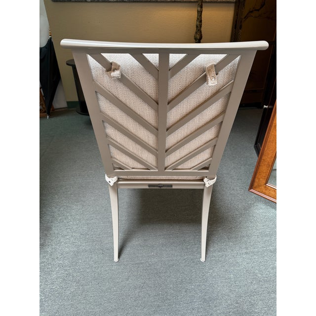 Metal McKinnon and Harris Buie Outdoor Dining Side Chairs, Set of Six For Sale - Image 7 of 12