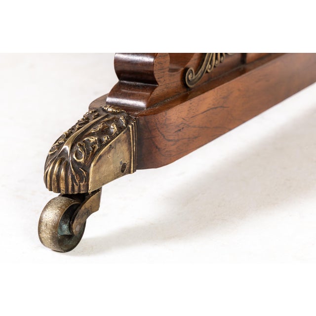 Antique English Regency Rosewood Coffee Table, 1800s For Sale - Image 5 of 11