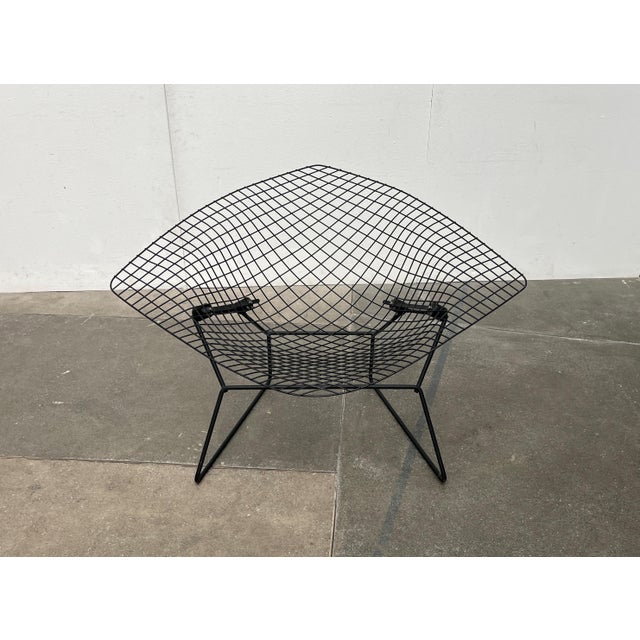 Harry Bertoia Mid-Century Space Age Large Diamond Chair by Harry Bertoia for Knoll International, 1950s For Sale - Image 4 of 18