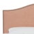 Spritely Home Ashland Bed in Pink Champagne Luxe Velvet, California King For Sale - Image 4 of 7