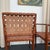 Mid-Century Modern Woven Leather Mahogany Dining Armchairs For Sale - Image 10 of 11