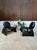 Calypso C35 Leather Lounge Chairs by Vittorio Introini for Saporiti, Italy, 1980s, Set of 2 For Sale - Image 15 of 18