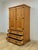 Vintage Armoire Knotty Pine Mexican Iron Hardware Coat Rack Three Drawer For Sale - Image 13 of 18
