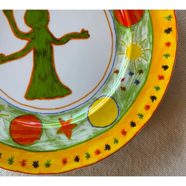 Hand-Painted Porcelain Plates - Coquet Limoges,Pair For Sale - Image 10 of 12