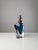 Vintage Swedish Modern Blue Cased Glass Table Lamp from Orrefors, 1950s For Sale - Image 9 of 11