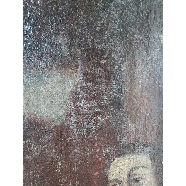 Antique 18th Century Religious Cuzco Oil Painting the Adoration of the Magi For Sale - Image 18 of 18