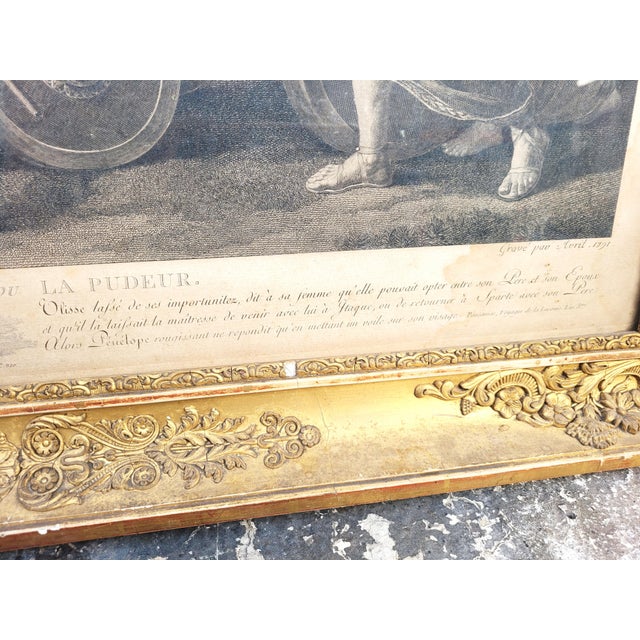 Neoclassical Compositions, Late 18th Century-Early 19th Century, Engravings, Framed, Set of 2 For Sale - Image 10 of 18