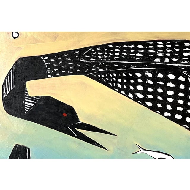 The Hunt by James Mattison, Oil on Wood Canvas, 2024 For Sale - Image 4 of 4