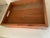 Early 21st Century Early 21st Century Wood Tray With Metal Bracket Accents For Sale - Image 5 of 7