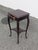 Vintage Mahogany Drinks Accent Side Table With Wood Gallery For Sale In Washington DC - Image 6 of 9