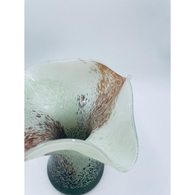 Vintage Art Glass Vase, 1975 For Sale - Image 4 of 9
