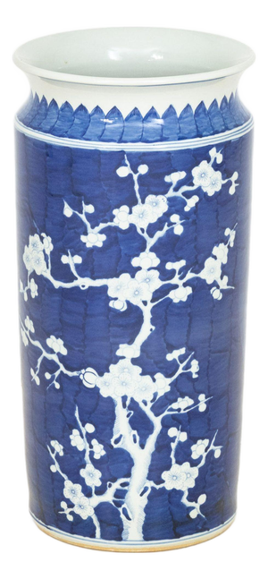 Chinese Blue and White Porcelain Umbrella Stand
