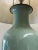 Vintage 1920s Celadon Electrified Table Lamp For Sale - Image 4 of 12
