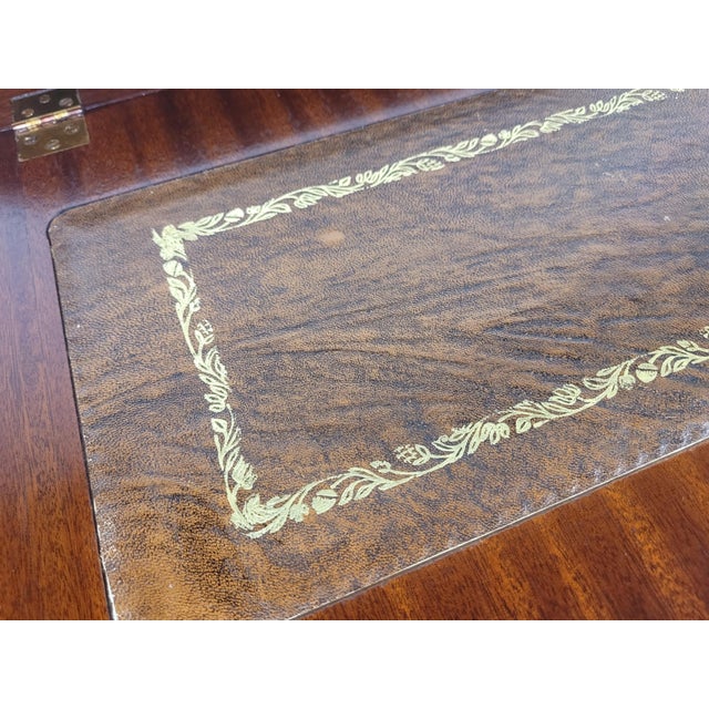 Vintage Desk in Mahogany, 1960 For Sale - Image 11 of 18