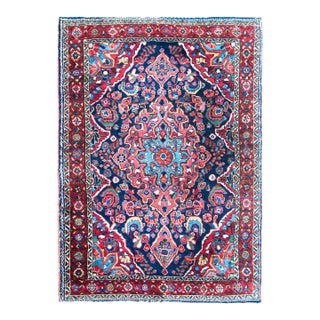 Early 20th Century Persian Mehraban Rug For Sale