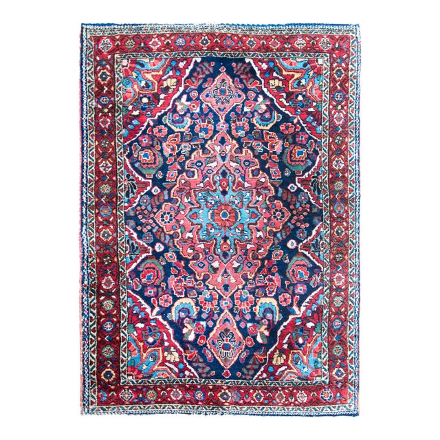 Early 20th Century Persian Mehraban Rug For Sale