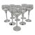 1930s Art Deco Stuart Crystal Contessa Hock Glasses - Set of 8 For Sale
