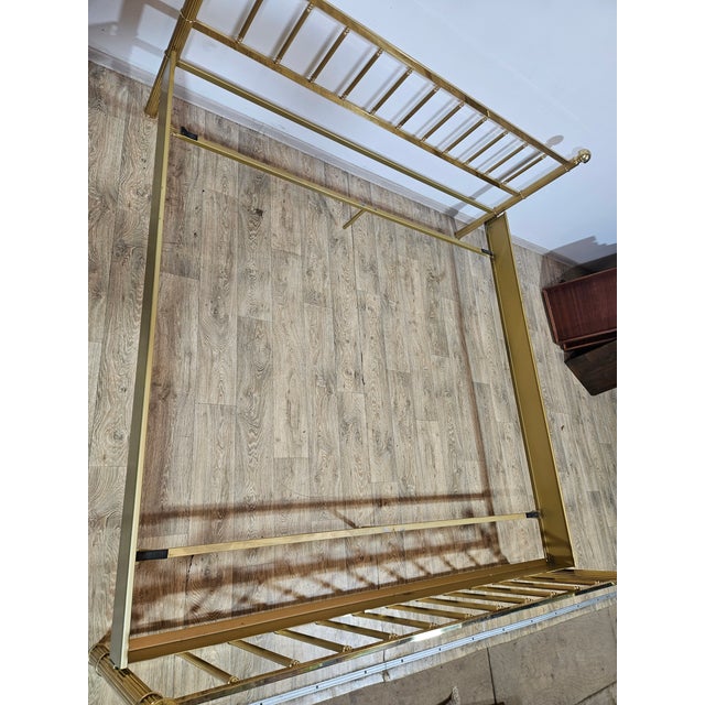 Vintage Brass Bed Frame For Sale - Image 3 of 15