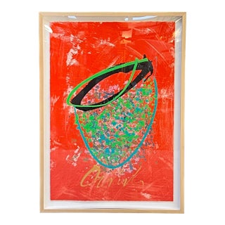 Dale Chihuly "Double Time" Limited Edition Print, Framed For Sale