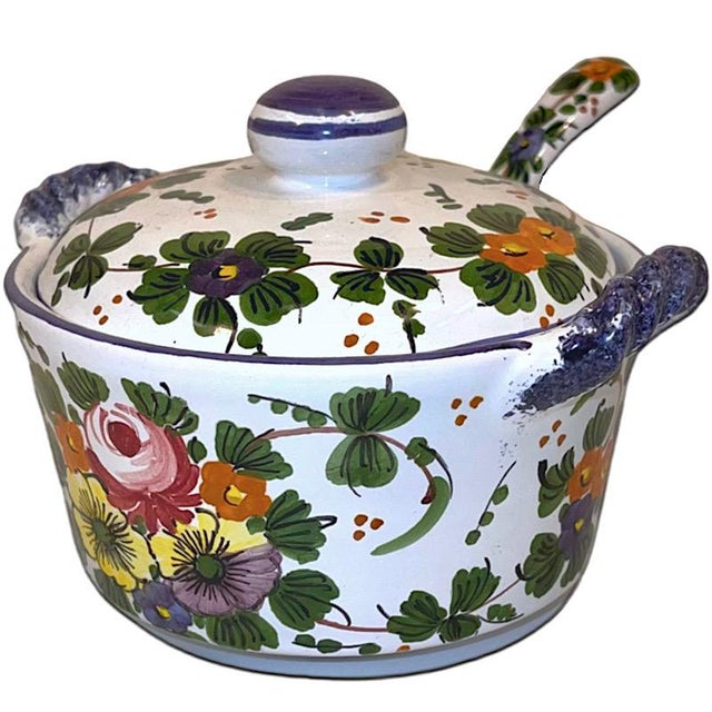 Traditional Rosa Parmesan Jar For Sale - Image 3 of 3