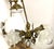 Metal Antique Brass and Glass 7-Light Chandelier from H. Luppens Bruxelles, 1920s For Sale - Image 7 of 10