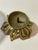 Brutalist Brass Flower Candle Holder For Sale - Image 10 of 11