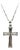 Cross Necklace in 14kt White Gold - 16", 1.4g, Spring Ring Clasp, New Condition For Sale