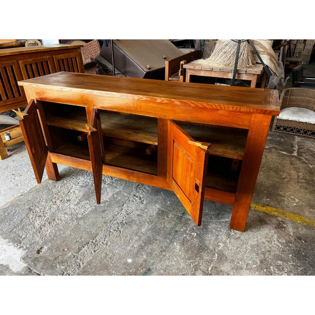 Elm Wood Buffet from Jean Touret, 1957, in Flawless conditions. Designed 1950 to 1959 I have official proof of...