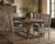 Restoration Hardware Set of 6 Vintage French Square Cane Back Dining Chairs in Belgian Linen For Sale - Image 13 of 13