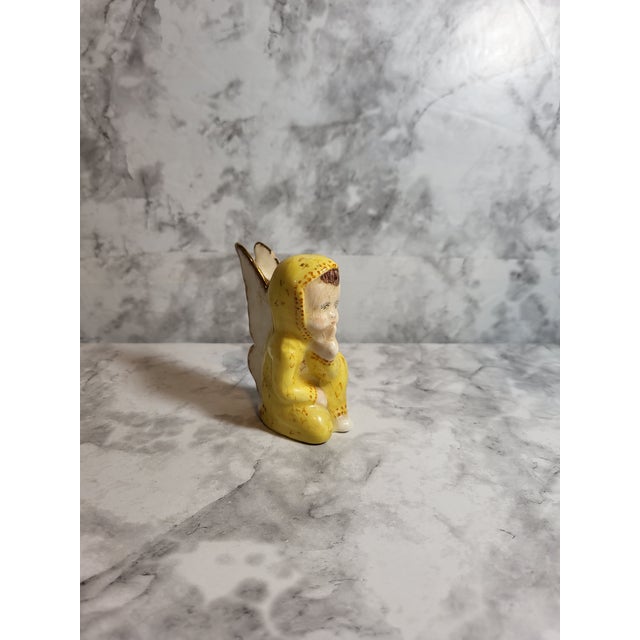 1920s 1920s L E Smith Ceramic Angel Figurine For Sale - Image 5 of 12
