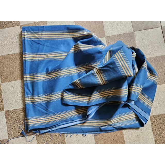 19th Century French Mattress Ticking Fabric Yardage 4 Yards For Sale In Los Angeles - Image 6 of 6