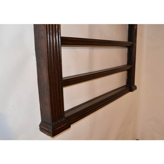 Late 18th Century English Oak Wall Shelf, Circa 1790-1810 For Sale - Image 5 of 7