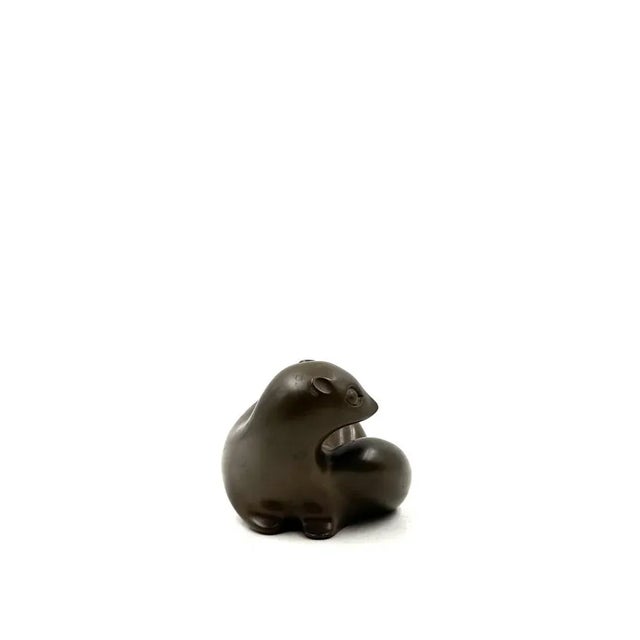 Mid-Century Bronze Otter Sculpture by Richard Fisher, 1950 For Sale - Image 6 of 12