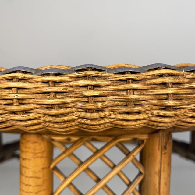 1970s Italian Modern Bamboo Coffee Table, 1970s For Sale - Image 5 of 15