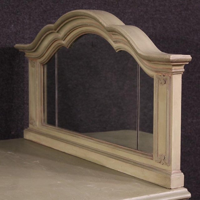 20th Century Italian Lacquered Sideboard with Mirror, 1950s For Sale - Image 9 of 14