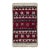 Vintage Swedish Rya Wool Rug in Red & Ivory by Rug & Kilim, 1950-1959 For Sale