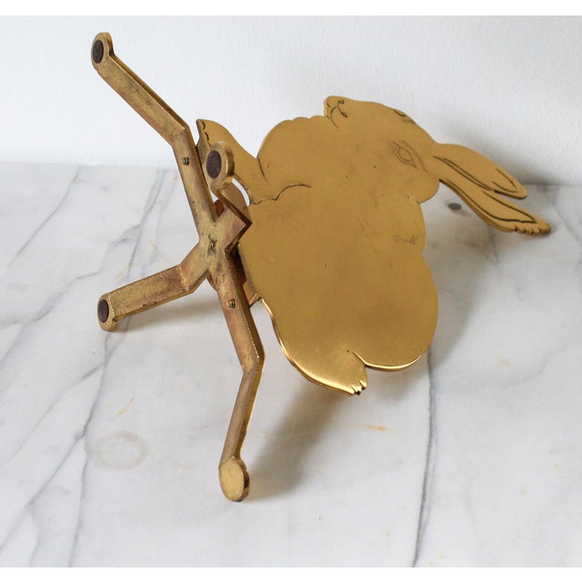 Vintage Brass Bunny Rabbit Candle Holder For Sale In Milwaukee - Image 6 of 7