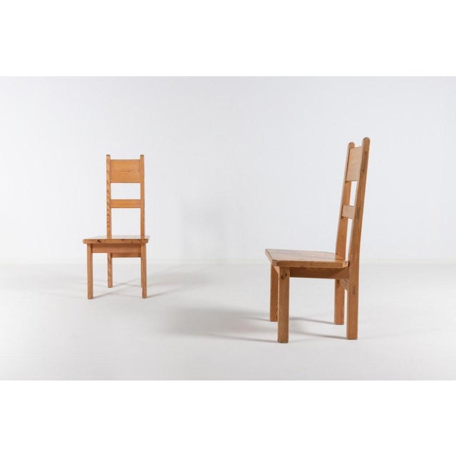 1960s Pine Chairs by Roland Wilhelmsson for Karl Andersson & Söner, Sweden, 1960s, Set of 6 For Sale - Image 5 of 16