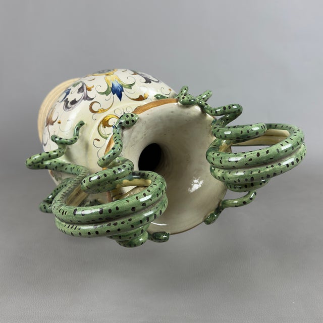19th Century Antique Vase from Artigianato Italiano, 1890s For Sale - Image 5 of 14