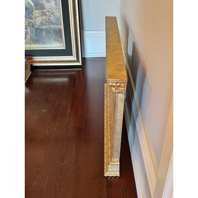 Gold Exceptional Original Ink on Plaster Venezia Island of San Giorgio by the Twins Bugagiar For Sale - Image 8 of 13