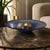Glass Signed Stefano Toso Murano Art Glass Swirl Centerpiece Bowl - Handblown Blue, Red and Aqua Spiral Bowl For Sale - Image 7 of 7