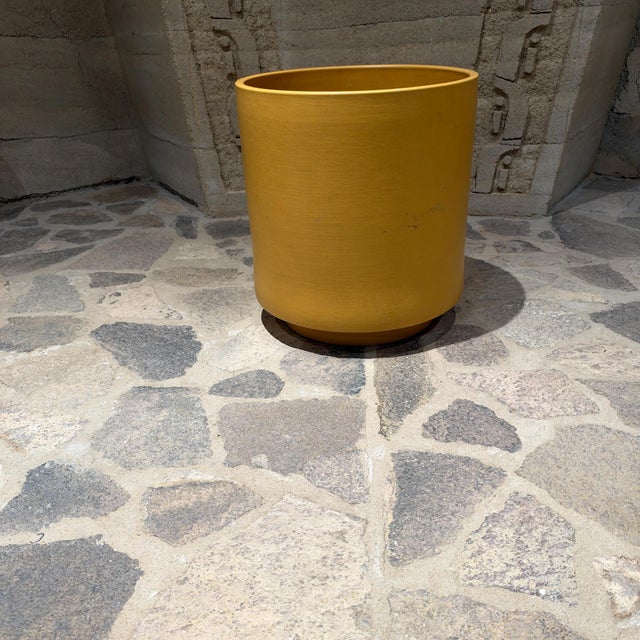 Ceramic Mid-Century Modern Extra Large Planter by Gainey Pottery 22.25" Tall For Sale - Image 7 of 13
