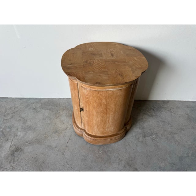 Wood Vintage Henredon Cerused Oak End Table / Nightstand For Sale - Image 7 of 12