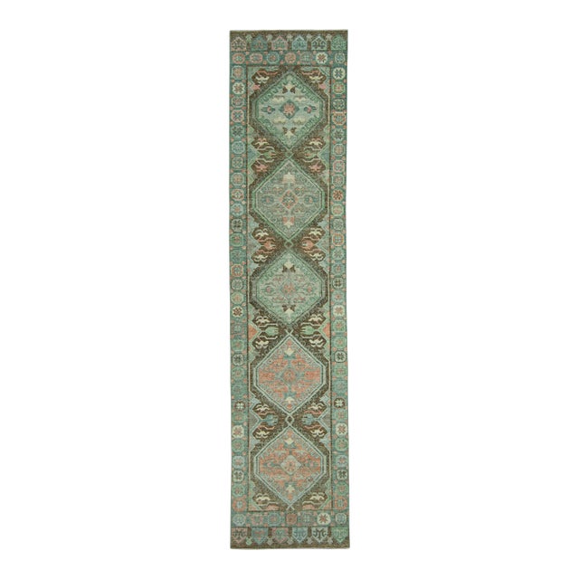 Turkish Oushak Rug 2'11" x 12'7" #20036 For Sale