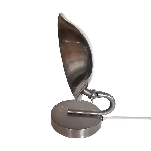 Art Deco Oyster Table Lamp from Gispen Giso For Sale - Image 6 of 8