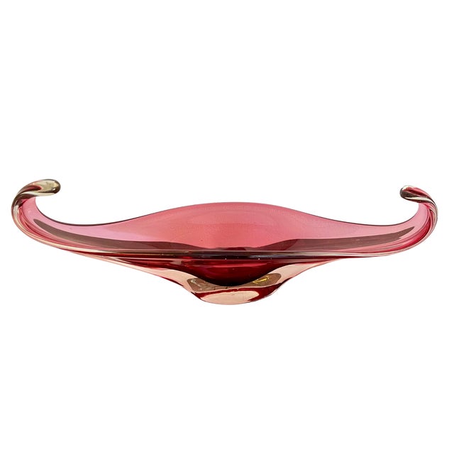 Extraordinary mid century modern glass vase from the world renown workshops in Venetia/ Italy coming from the period...