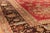Hand-Knotted Antique Gordes Rug Red and Beige Floral Pattern For Sale In New York - Image 6 of 7