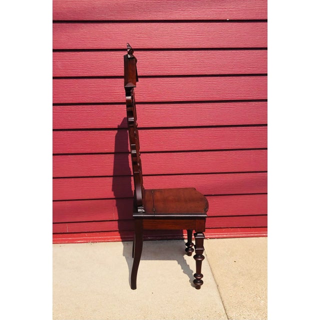 Wood Antique German Gentleman’s Chair For Sale - Image 7 of 10